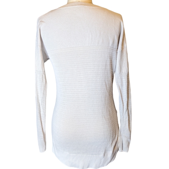 Soybu Gray V-Neck Sweater Women's Size Medium - Picture 3 of 5